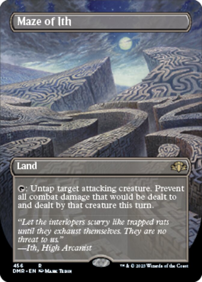 Maze of Ith (Borderless Alternate Art) [Dominaria Remastered] | Mega City Incorporated