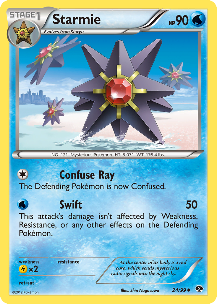 Starmie (24/99) [Black & White: Next Destinies] | Mega City Incorporated