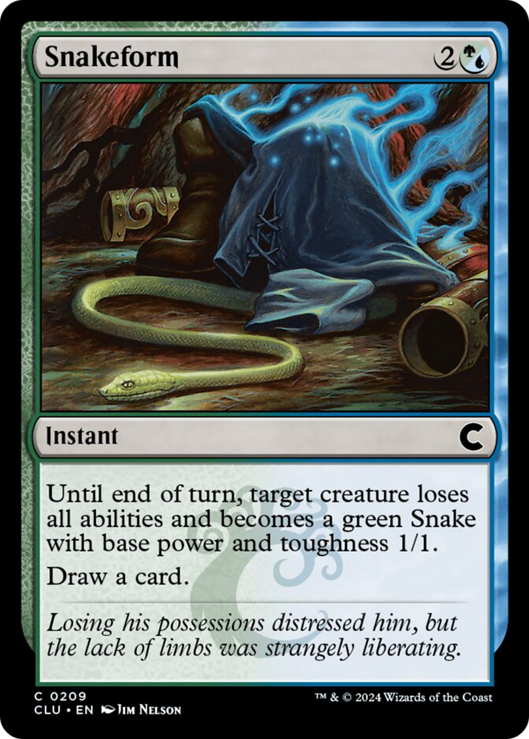 Snakeform [Ravnica: Clue Edition] | Mega City Incorporated