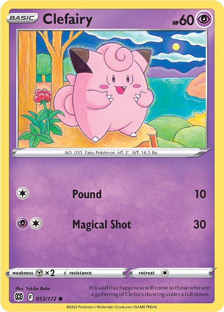 Clefairy (053/172) [Sword & Shield: Brilliant Stars] | Mega City Incorporated