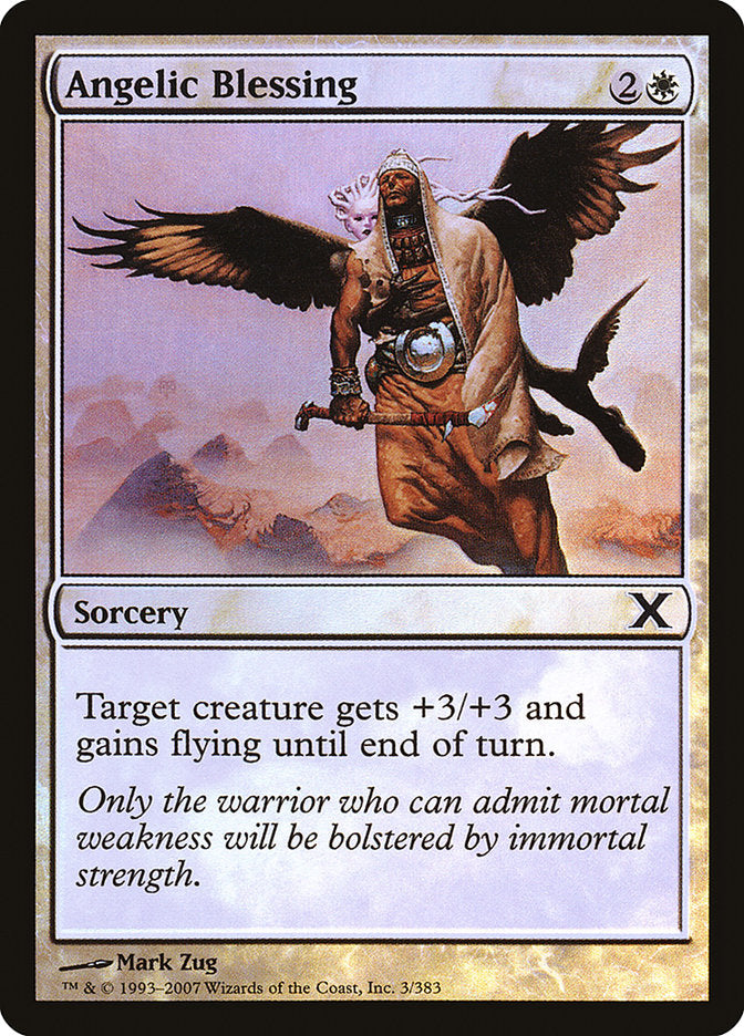 Angelic Blessing (Premium Foil) [Tenth Edition] | Mega City Incorporated