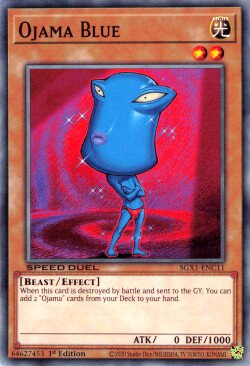 Ojama Blue [SGX1-ENC11] Common | Mega City Incorporated