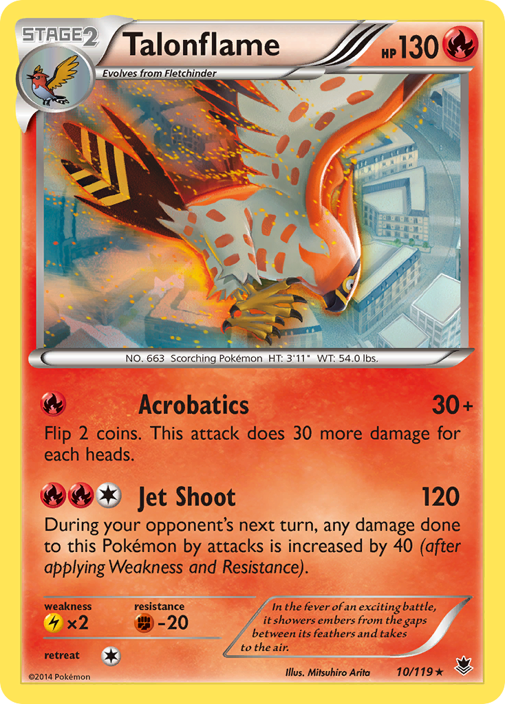 Talonflame (10/119) [XY: Phantom Forces] | Mega City Incorporated