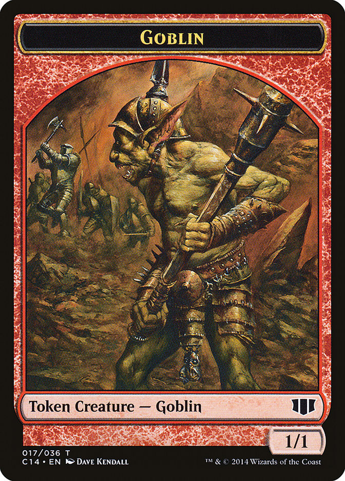 Goblin // Goat Double-sided Token [Commander 2014 Tokens] | Mega City Incorporated