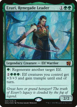 Ezuri, Renegade Leader [Duel Decks: Elves vs. Inventors] | Mega City Incorporated