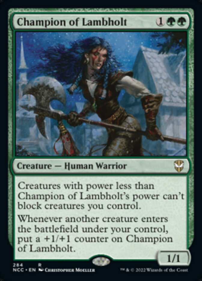 Champion of Lambholt [Streets of New Capenna Commander] | Mega City Incorporated