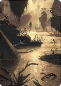 Murkwater Pathway Art Card [Zendikar Rising Art Series] | Mega City Incorporated