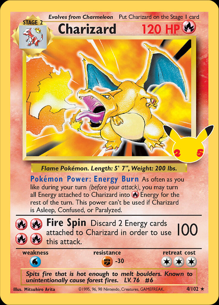 Charizard (4/102) [Celebrations: 25th Anniversary - Classic Collection] | Mega City Incorporated