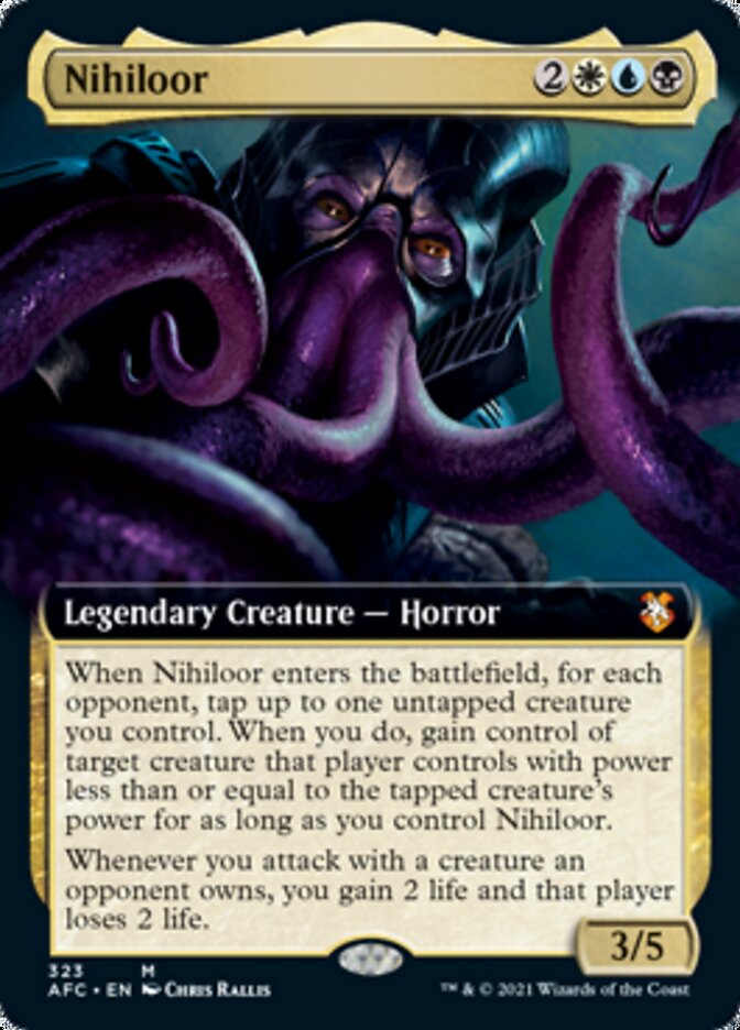 Nihiloor (Extended) [Dungeons & Dragons: Adventures in the Forgotten Realms Commander] | Mega City Incorporated