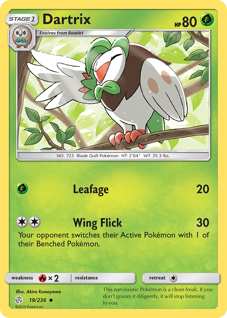 Dartrix (19/236) [Sun & Moon: Cosmic Eclipse] | Mega City Incorporated