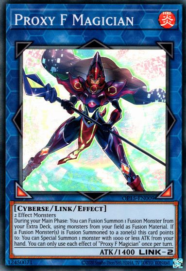 Proxy F Magician [OP15-EN009] Super Rare | Mega City Incorporated