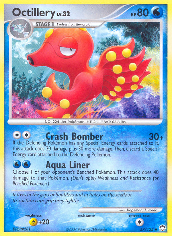 Octillery (57/123) [Diamond & Pearl: Mysterious Treasures] | Mega City Incorporated