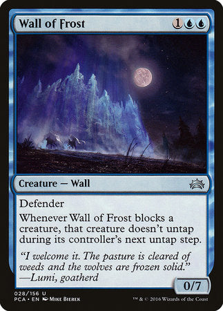 Wall of Frost [Planechase Anthology] | Mega City Incorporated