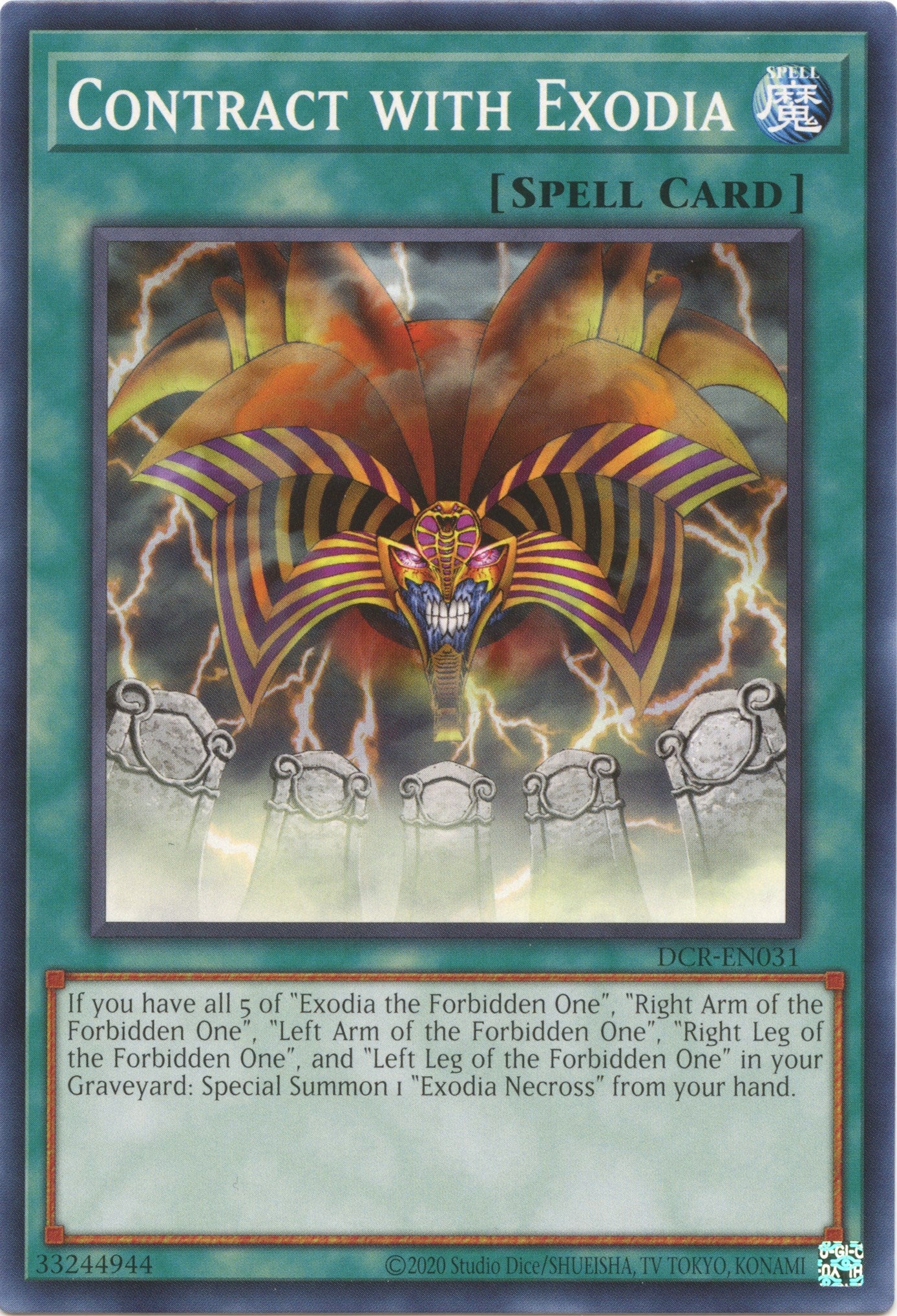 Contract with Exodia (25th Anniversary) [DCR-EN031] Common | Mega City Incorporated