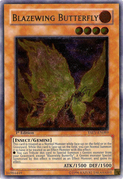 Blazewing Butterfly [TAEV-EN089] Ultimate Rare | Mega City Incorporated