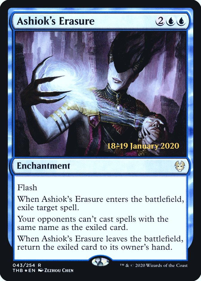 Ashiok's Erasure [Theros Beyond Death Prerelease Promos] | Mega City Incorporated