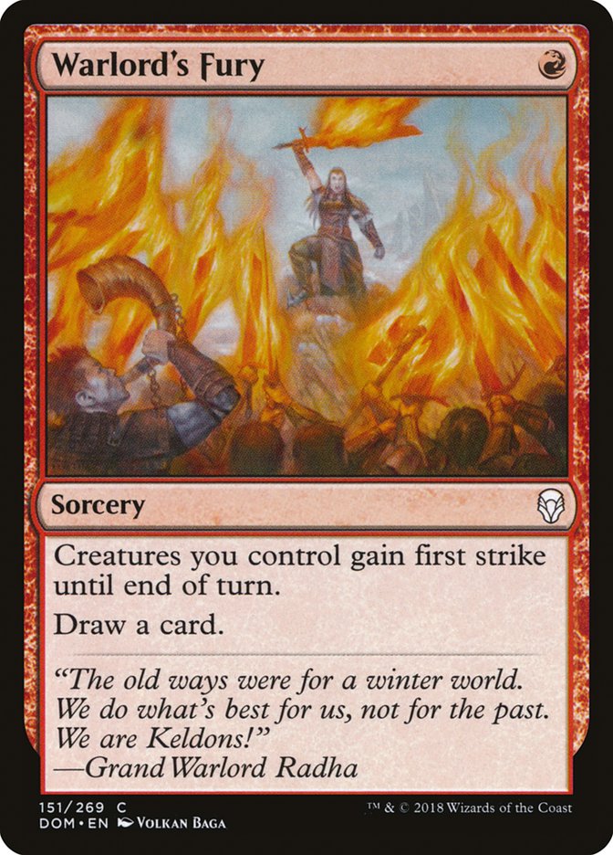 Warlord's Fury [Dominaria] | Mega City Incorporated