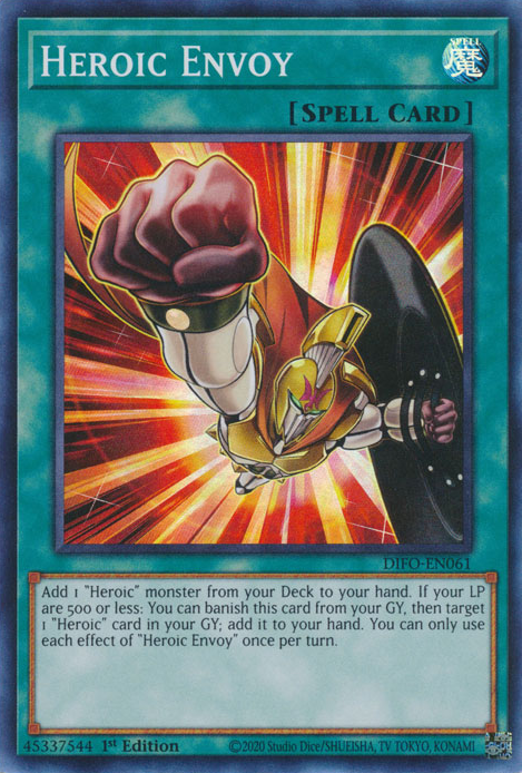 Heroic Envoy [DIFO-EN061] Super Rare | Mega City Incorporated