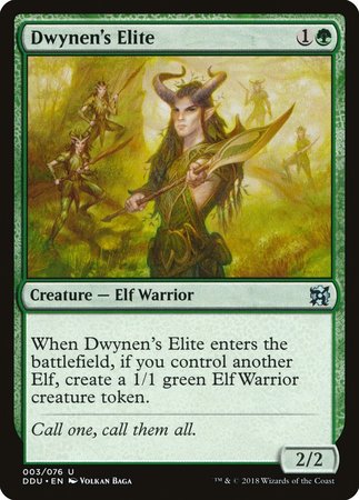 Dwynen's Elite [Duel Decks: Elves vs. Inventors] | Mega City Incorporated