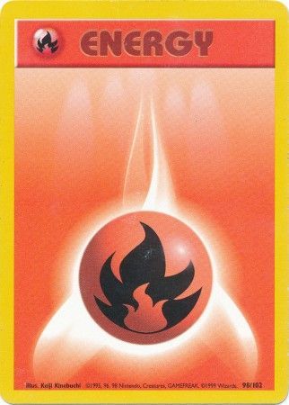 Fire Energy (98/102) [Base Set Unlimited] | Mega City Incorporated