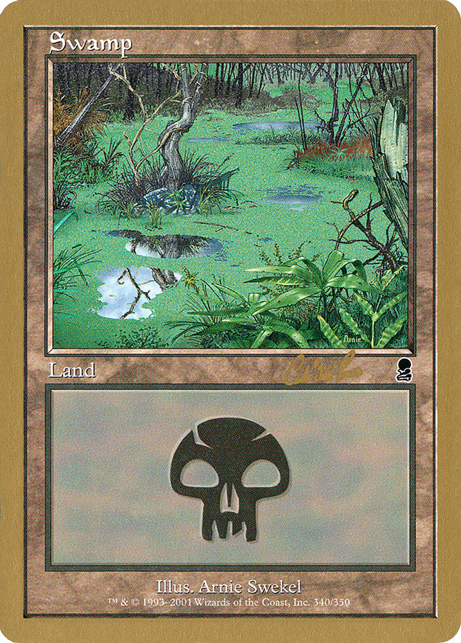 Swamp (cr340) (Carlos Romao) [World Championship Decks 2002] | Mega City Incorporated