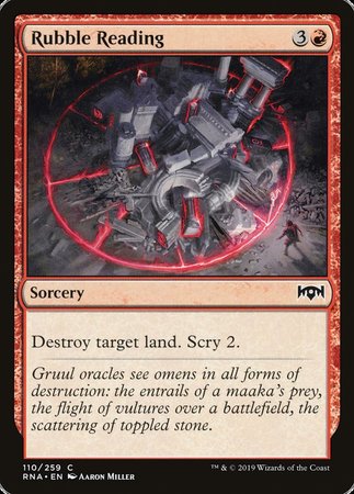 Rubble Reading [Ravnica Allegiance] | Mega City Incorporated