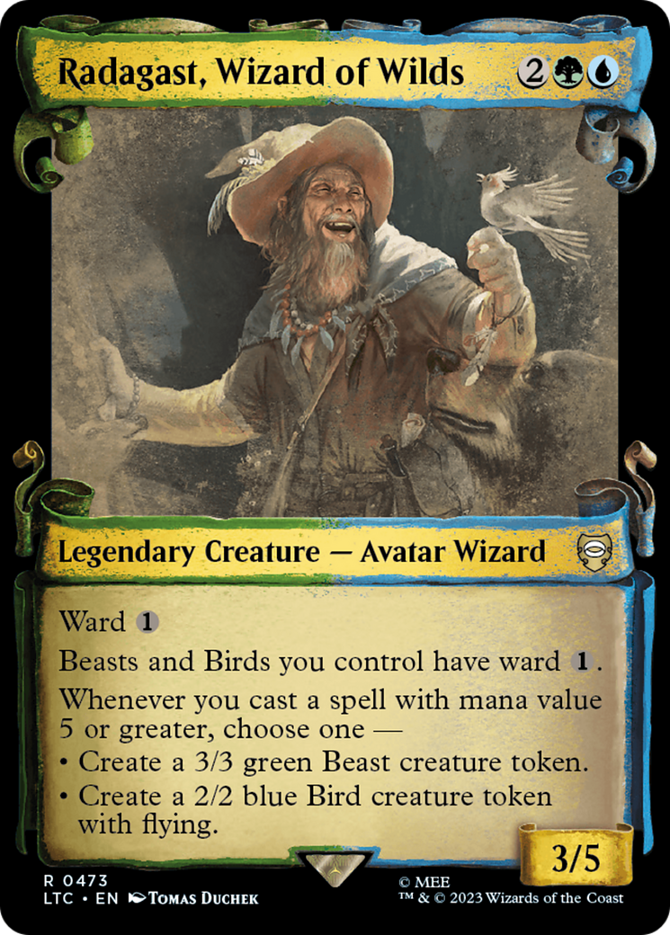 Radagast, Wizard of Wilds [The Lord of the Rings: Tales of Middle-Earth Commander Showcase Scrolls] | Mega City Incorporated