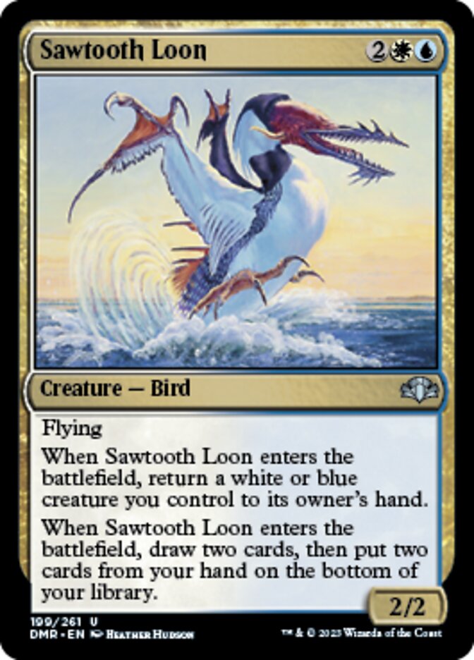 Sawtooth Loon [Dominaria Remastered] | Mega City Incorporated