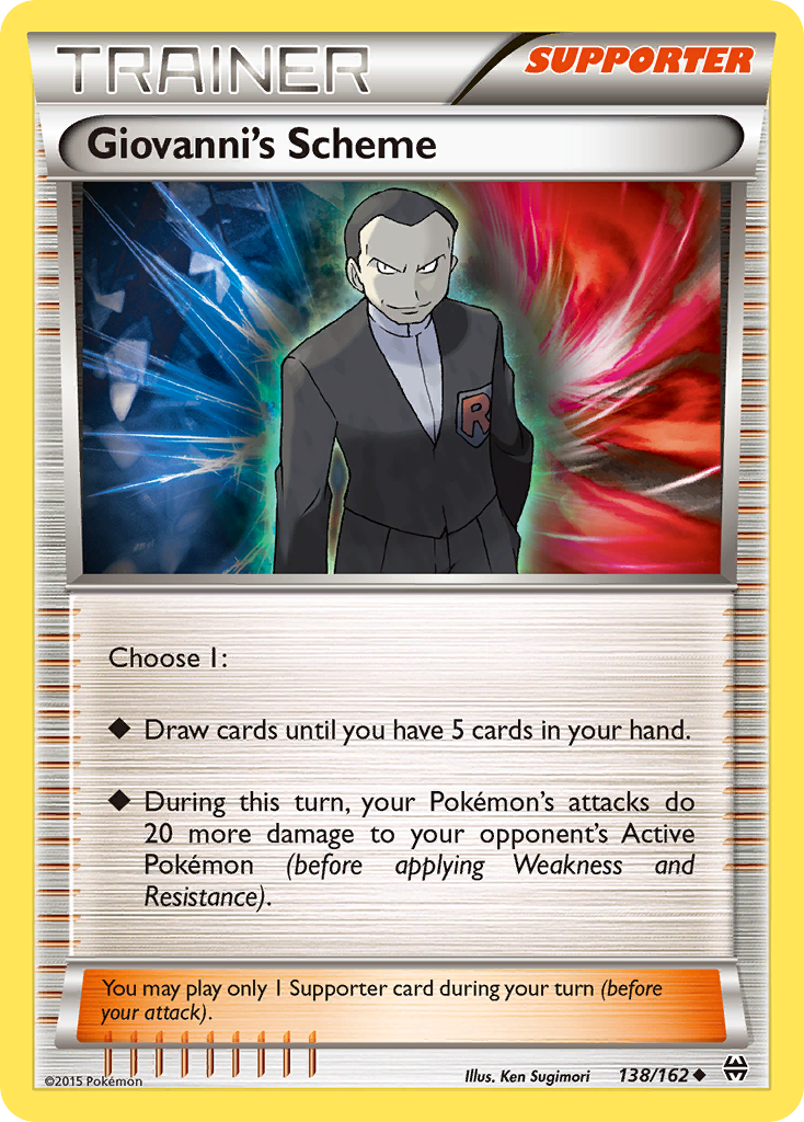 Giovanni's Scheme (138/162) [XY: BREAKthrough] | Mega City Incorporated