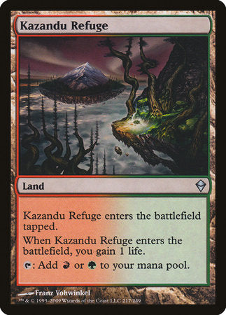 Kazandu Refuge [Zendikar] | Mega City Incorporated