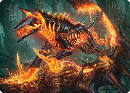 Kuldotha Cackler Art Card [Phyrexia: All Will Be One Art Series] | Mega City Incorporated