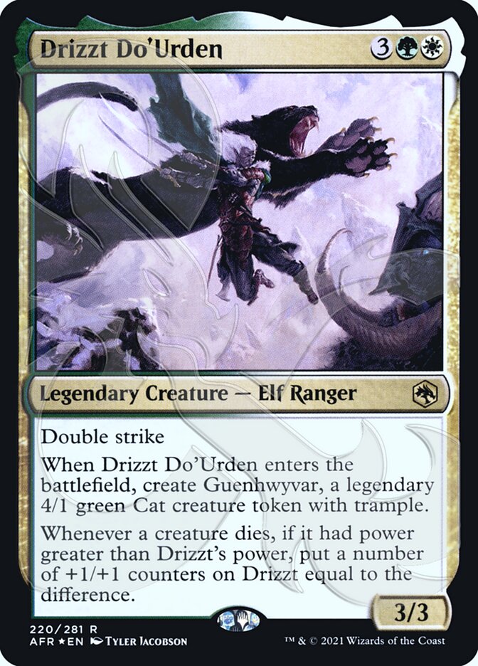 Drizzt Do'Urden (Ampersand Promo) [Dungeons & Dragons: Adventures in the Forgotten Realms Promos] | Mega City Incorporated