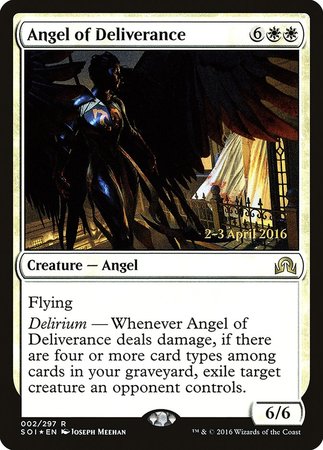 Angel of Deliverance [Shadows over Innistrad Promos] | Mega City Incorporated