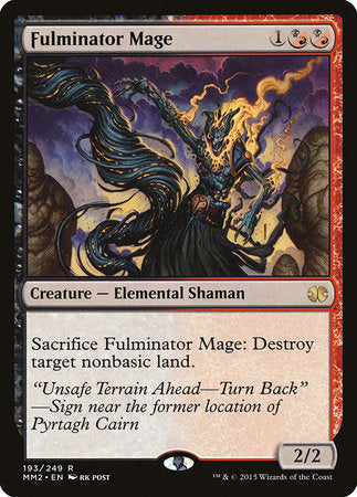 Fulminator Mage [Modern Masters 2015] | Mega City Incorporated