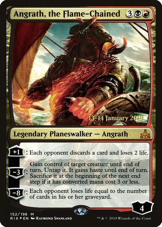 Angrath, the Flame-Chained [Rivals of Ixalan Promos] | Mega City Incorporated