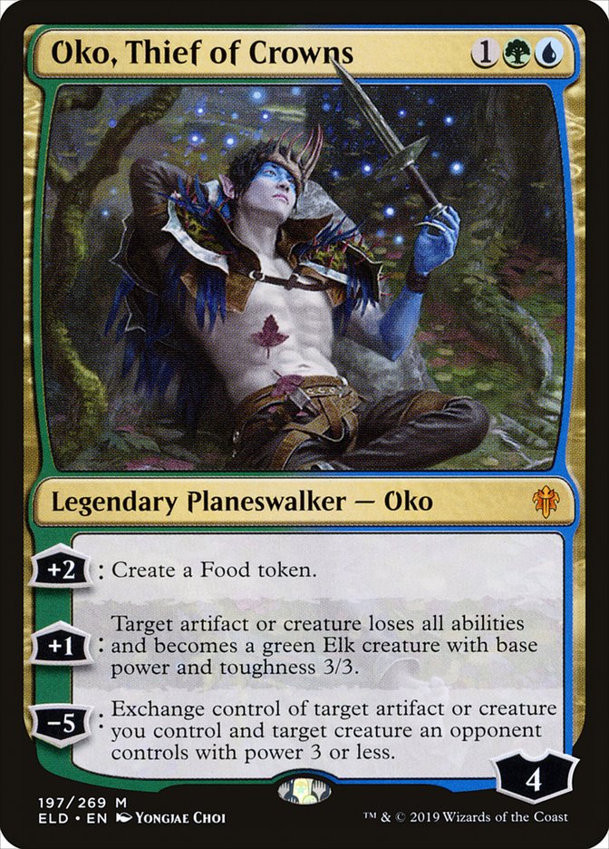 Oko, Thief of Crowns [Throne of Eldraine] | Mega City Incorporated