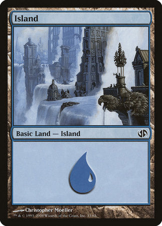 Island (33) [Duel Decks: Jace vs. Chandra] | Mega City Incorporated