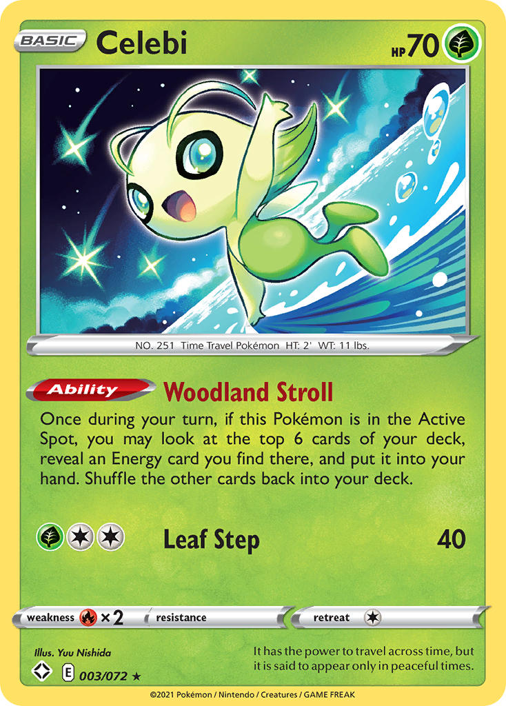 Celebi (003/072) [Sword & Shield: Shining Fates] | Mega City Incorporated