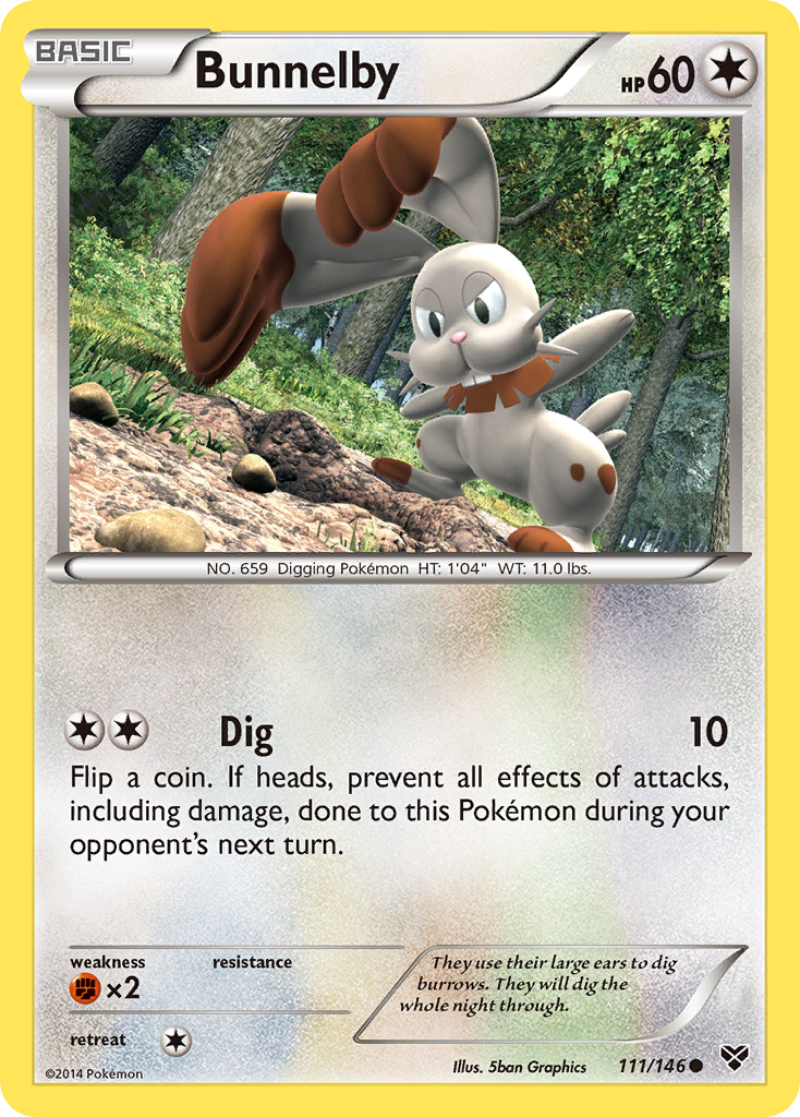 Bunnelby (111/146) [XY: Base Set] | Mega City Incorporated