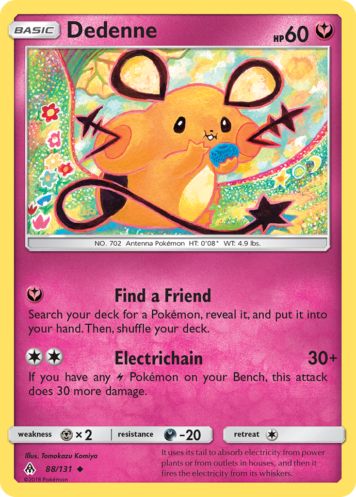 Dedenne (88/131) [Sun & Moon: Forbidden Light] | Mega City Incorporated