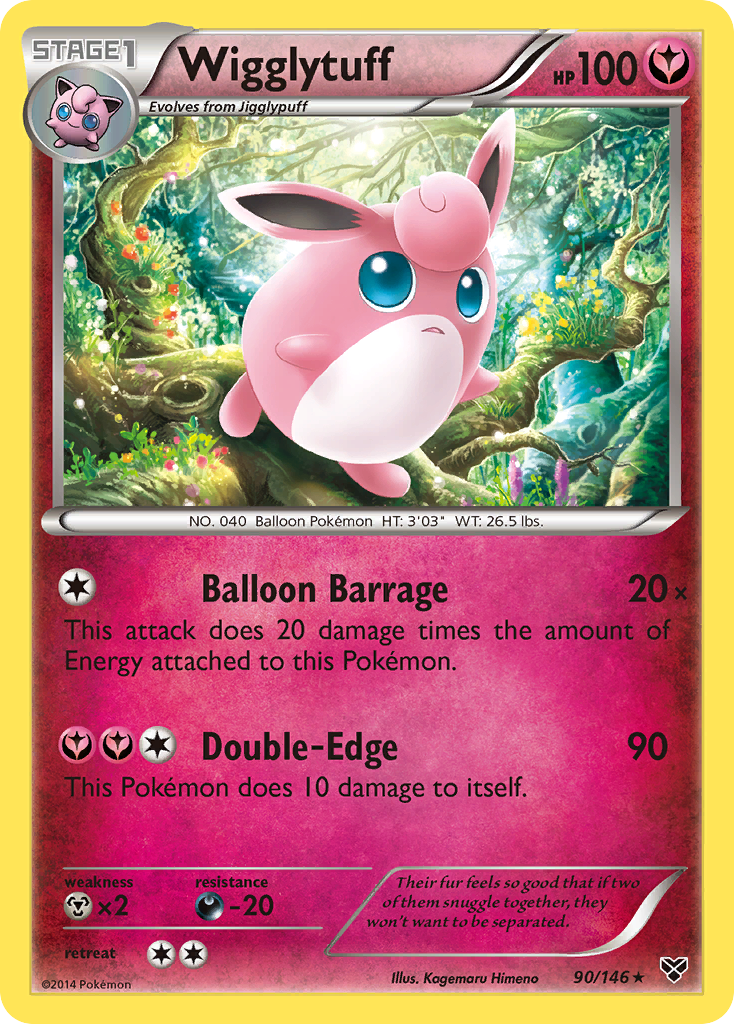 Wigglytuff (90/146) [XY: Base Set] | Mega City Incorporated