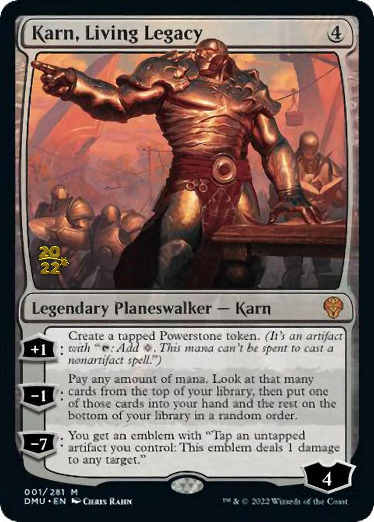 Karn, Living Legacy [Dominaria United Prerelease Promos] | Mega City Incorporated