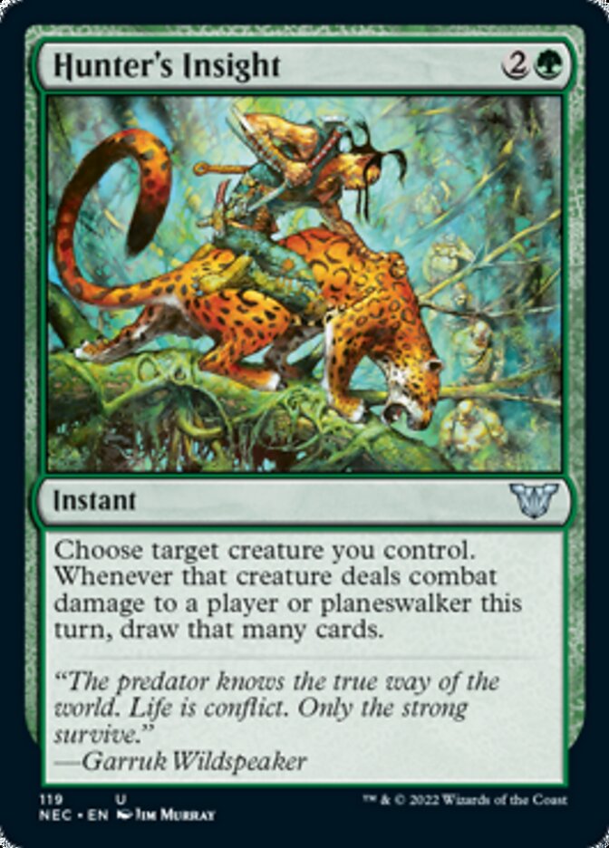 Hunter's Insight [Kamigawa: Neon Dynasty Commander] | Mega City Incorporated