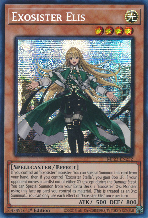 Exosister Elis [MP23-EN252] Prismatic Secret Rare | Mega City Incorporated