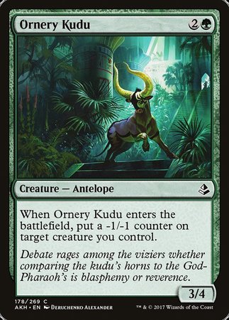 Ornery Kudu [Amonkhet] | Mega City Incorporated