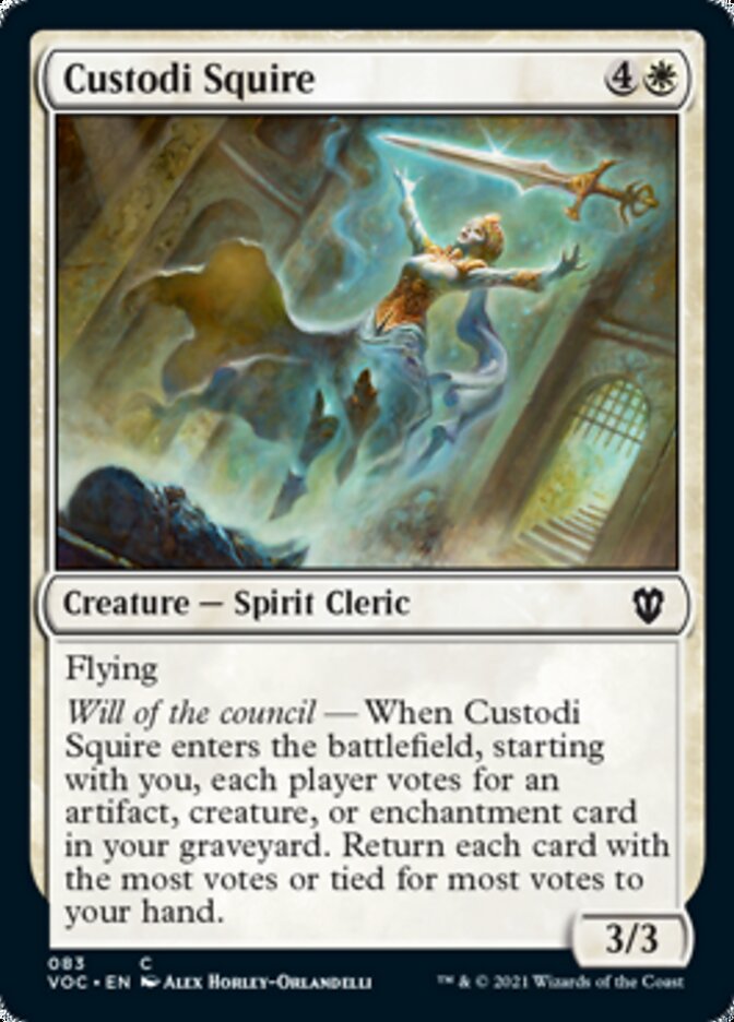 Custodi Squire [Innistrad: Crimson Vow Commander] | Mega City Incorporated