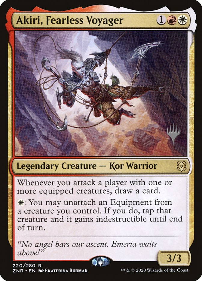 Akiri, Fearless Voyager (Promo Pack) [Zendikar Rising Promos] | Mega City Incorporated