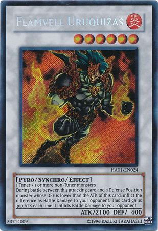 Flamvell Uruquizas [HA01-EN024] Secret Rare | Mega City Incorporated