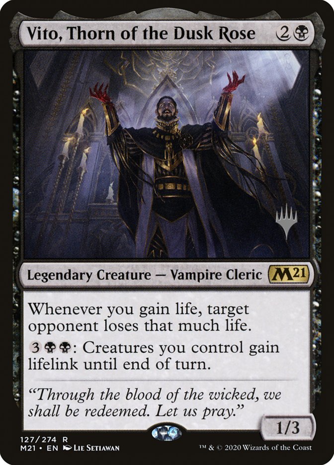 Vito, Thorn of the Dusk Rose (Promo Pack) [Core Set 2021 Promos] | Mega City Incorporated