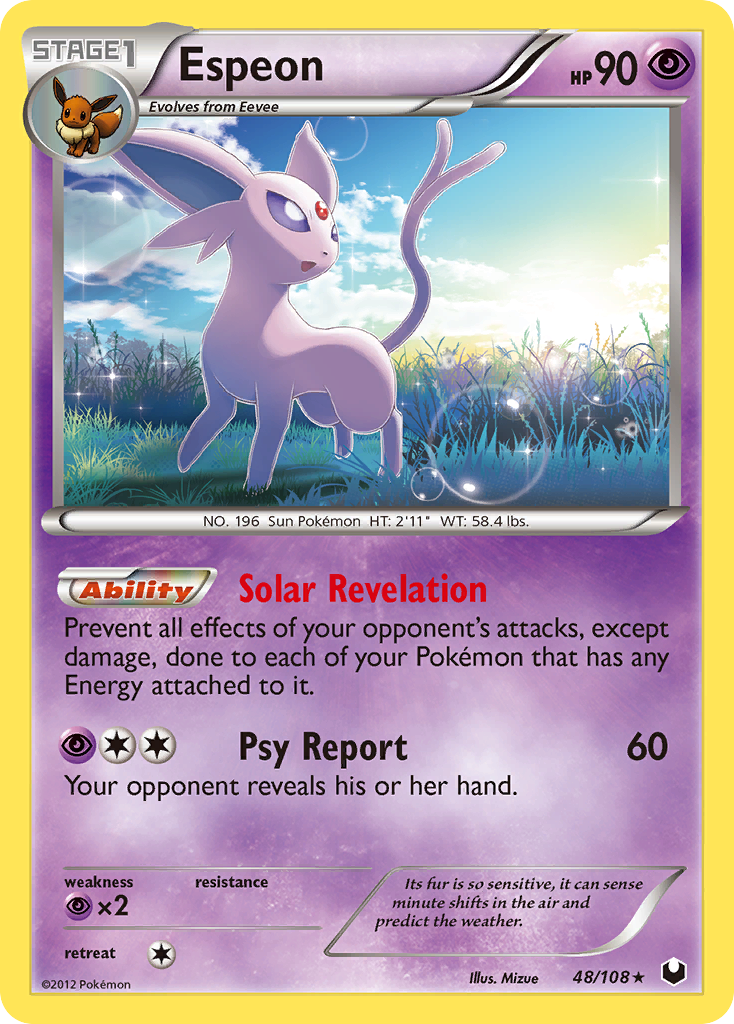 Espeon (48/108) [Black & White: Dark Explorers] | Mega City Incorporated